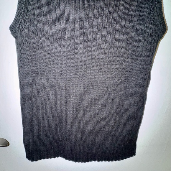 Vintage Chadwicks Black Sleeveless Turtleneck Sweater - Picture 8 of 8